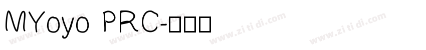 MYoyo PRC字体转换